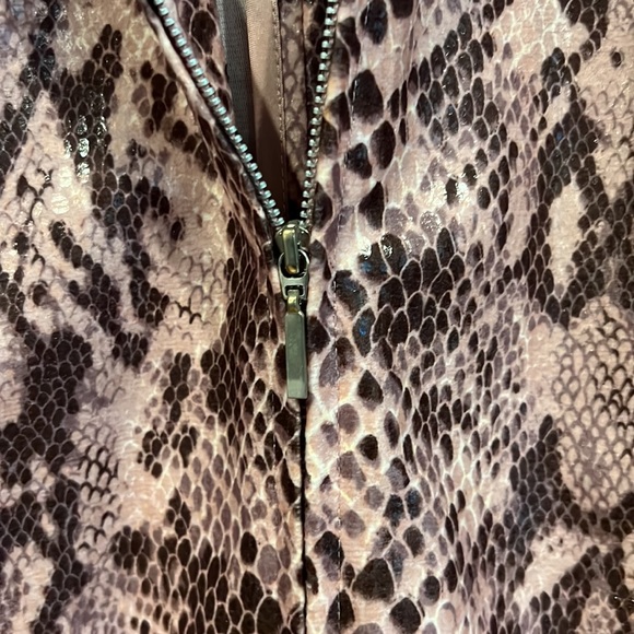 Norton Mcnaughton Pink Snakeskin Zip Up size 14 - Picture 4 of 5